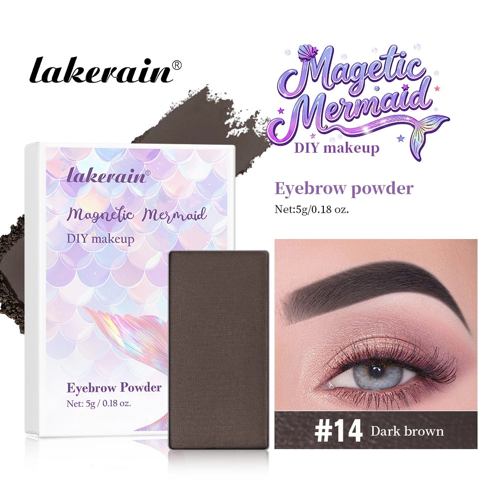 Lakerain Eyeshadow Palette Refill Waterproof Long-Lasting Multifunctional Magnetic Bottom Makeup Palette Refills DIY Makeup Oasis Select 14