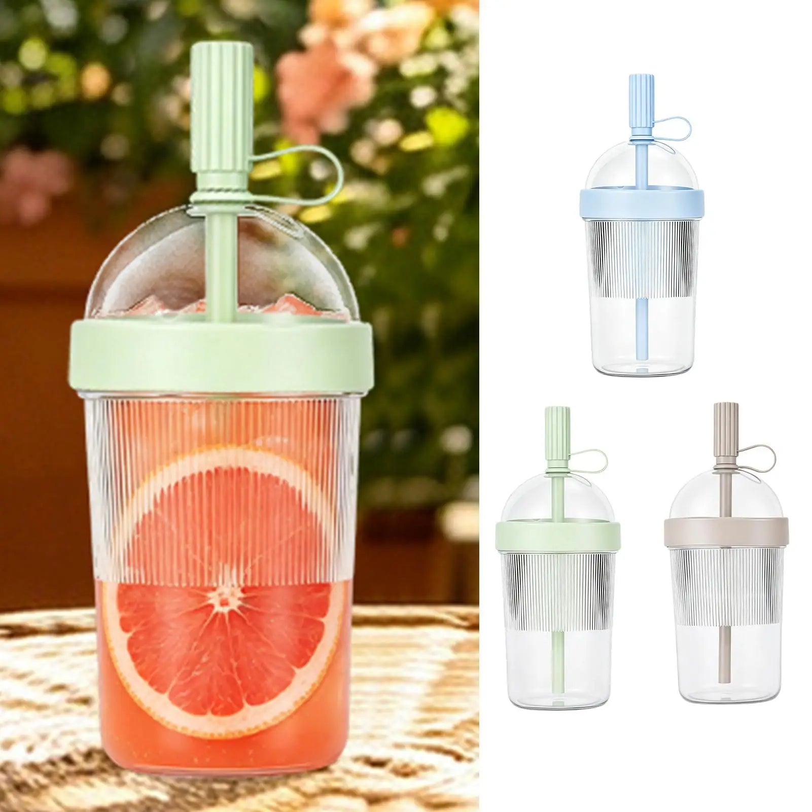 17oz Reusable Straw Cup | Coffee, Bubble Tea & Juice Tumbler Reusable Straw Tumbler Oasis Select