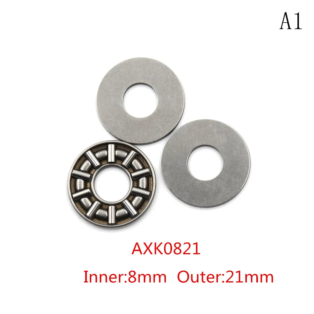 1SET AXK0821 AXK1024 AXK1226 AXK1528 Thrust Needle Flat Roller Bearings With Two Washers Thrust Ball Bearings Oasis Select MR-01