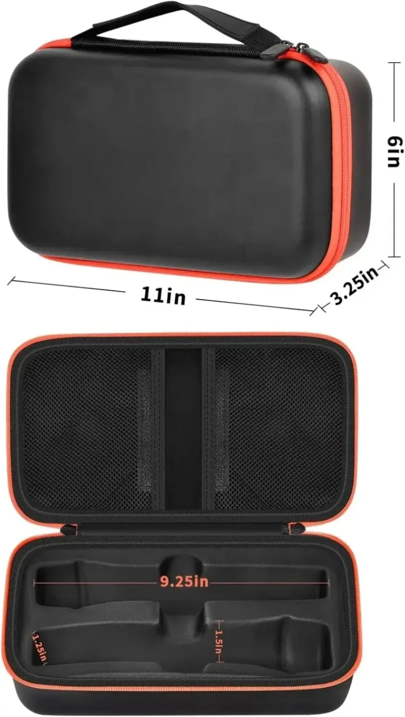 Mic Travel Bag For Wireless Microphone Case for JBL Wireless Two Microphone System Universal Handheld Dual for Singing Karaoke Oasis Select