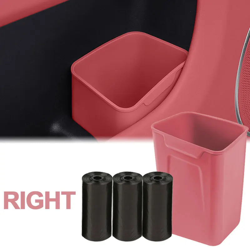 Car Door Storage Box Trash Can Multifunctional Silicone With Garbage Bags Door Bucket Umbrella Organizer For Car Accessories Oasis Select C RIGHT 3