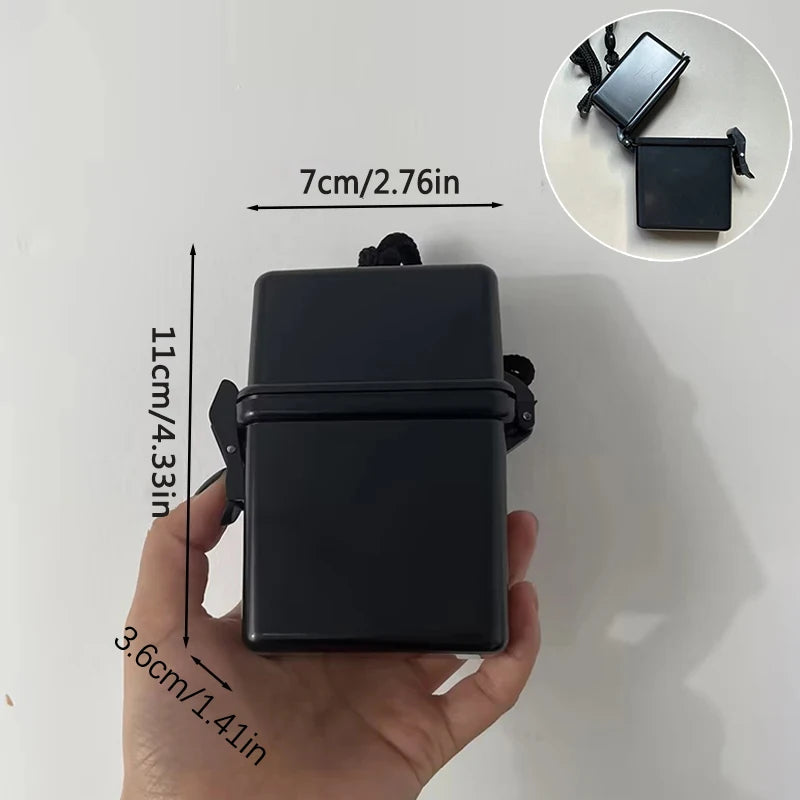Ins Idol Photo Card Storage Box Decorative Photocard Storage Box Waterproof Photo Picture Collect Holder Message Organizer Box Oasis Select Black