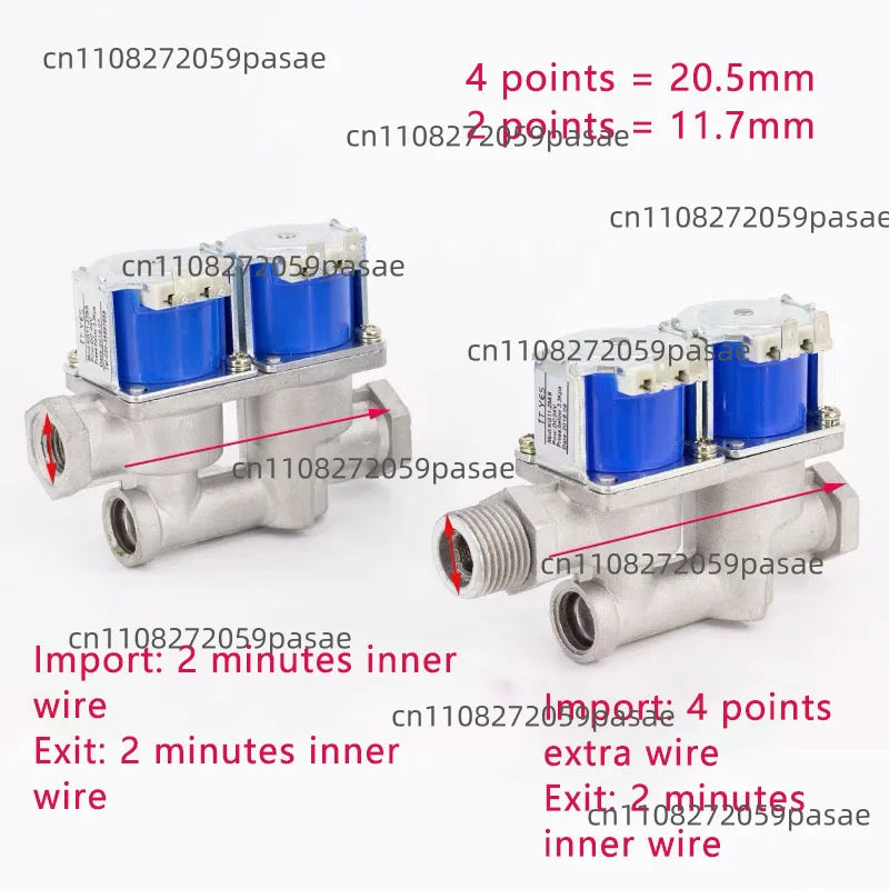 24V Self-Priming Oven Solenoid Valve KG11-25AS/BS