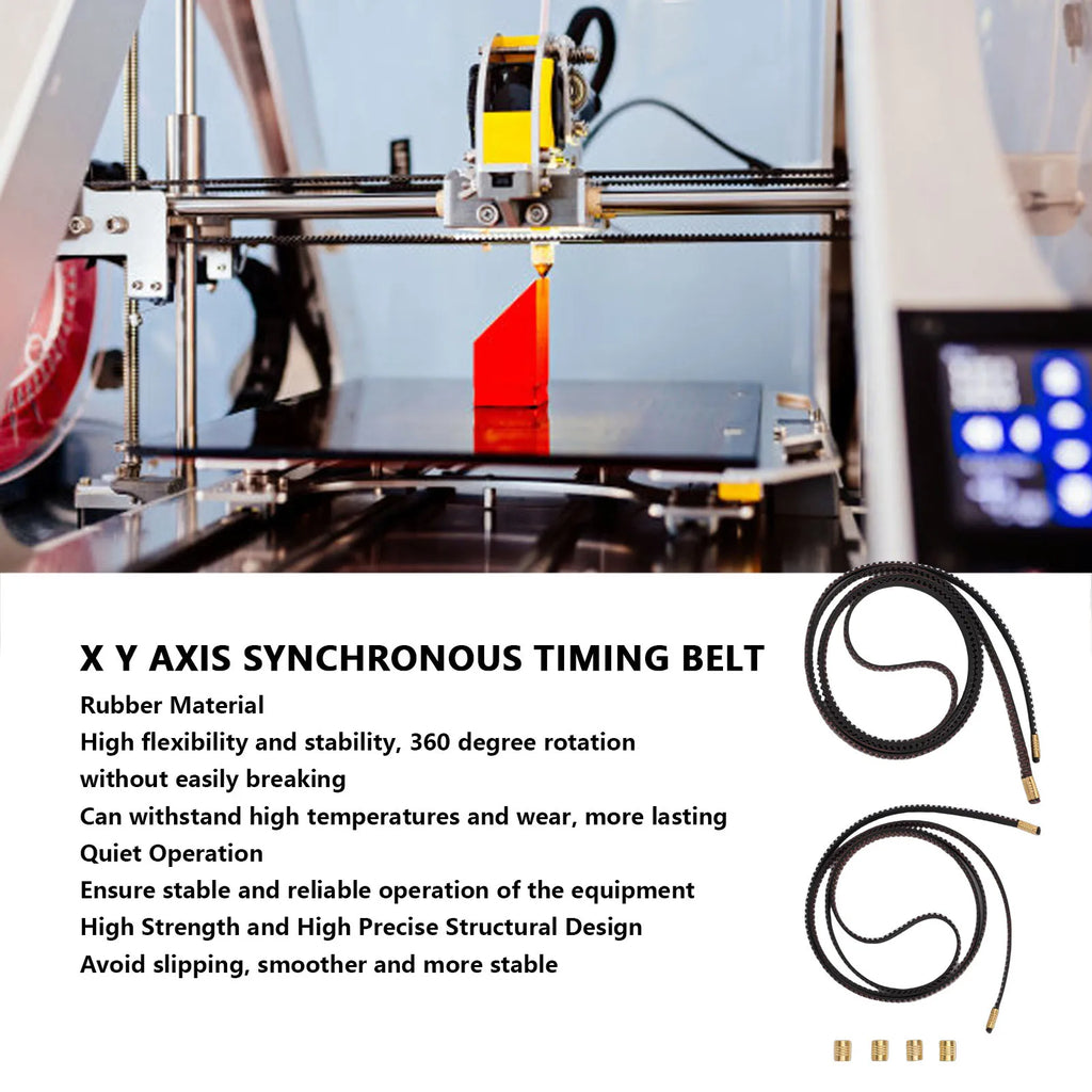 2GT 6mm Width 780mm Y/900mm X Axis Timing Belt High Precision Wear-Resistant Replacement for Anycubic Kobra Series 3D Printer Oasis Select