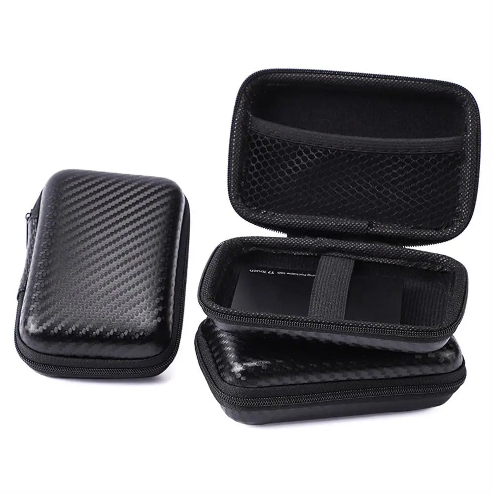 Portable Phone Charger Zipper Bag EVA Protection Case Hard Disk Data Cable Headphone Storage Pocket Pouch Travel Storage Box Oasis Select
