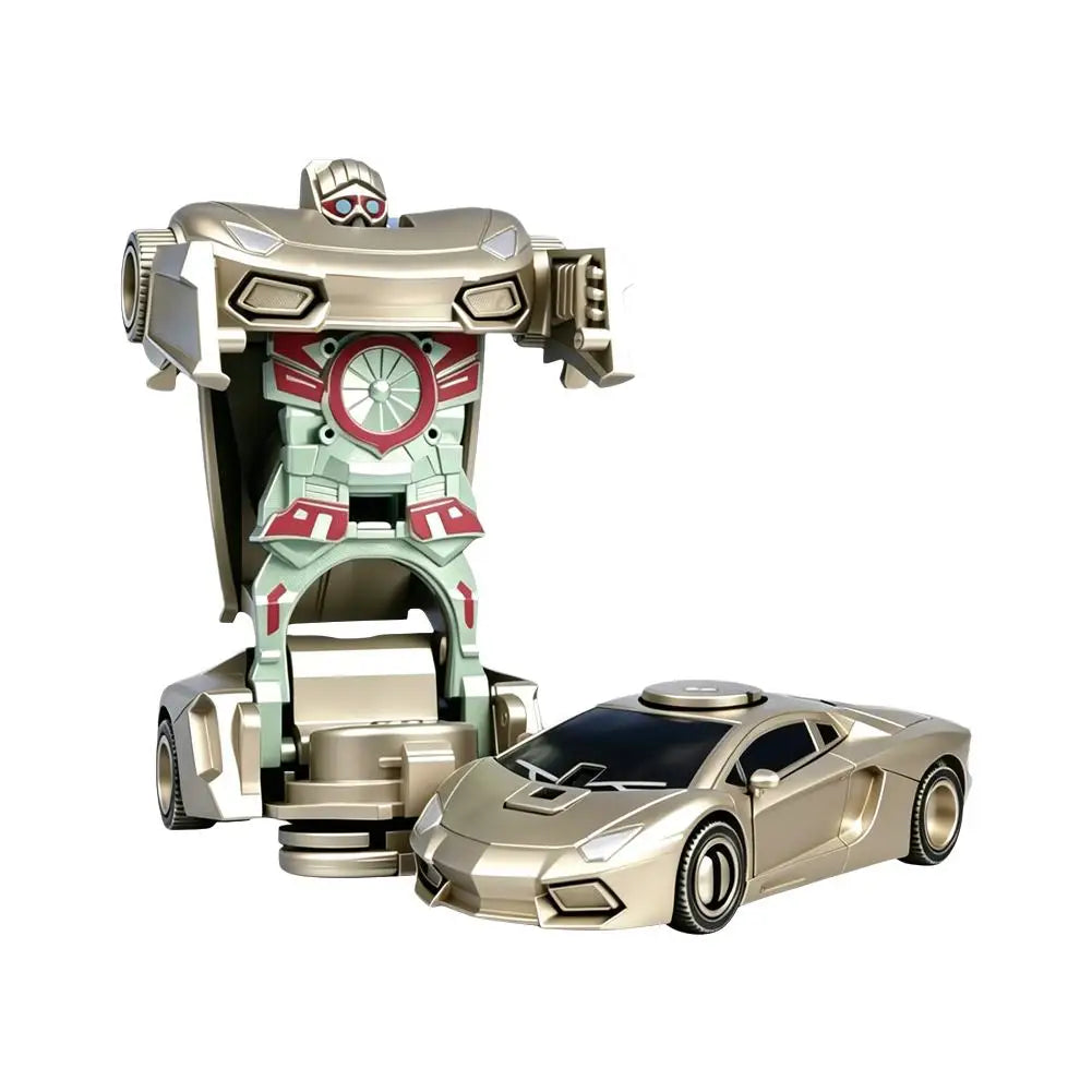 2-in-1 Transforming Robot Car Fidget Spinner Toy | Adults & Kids