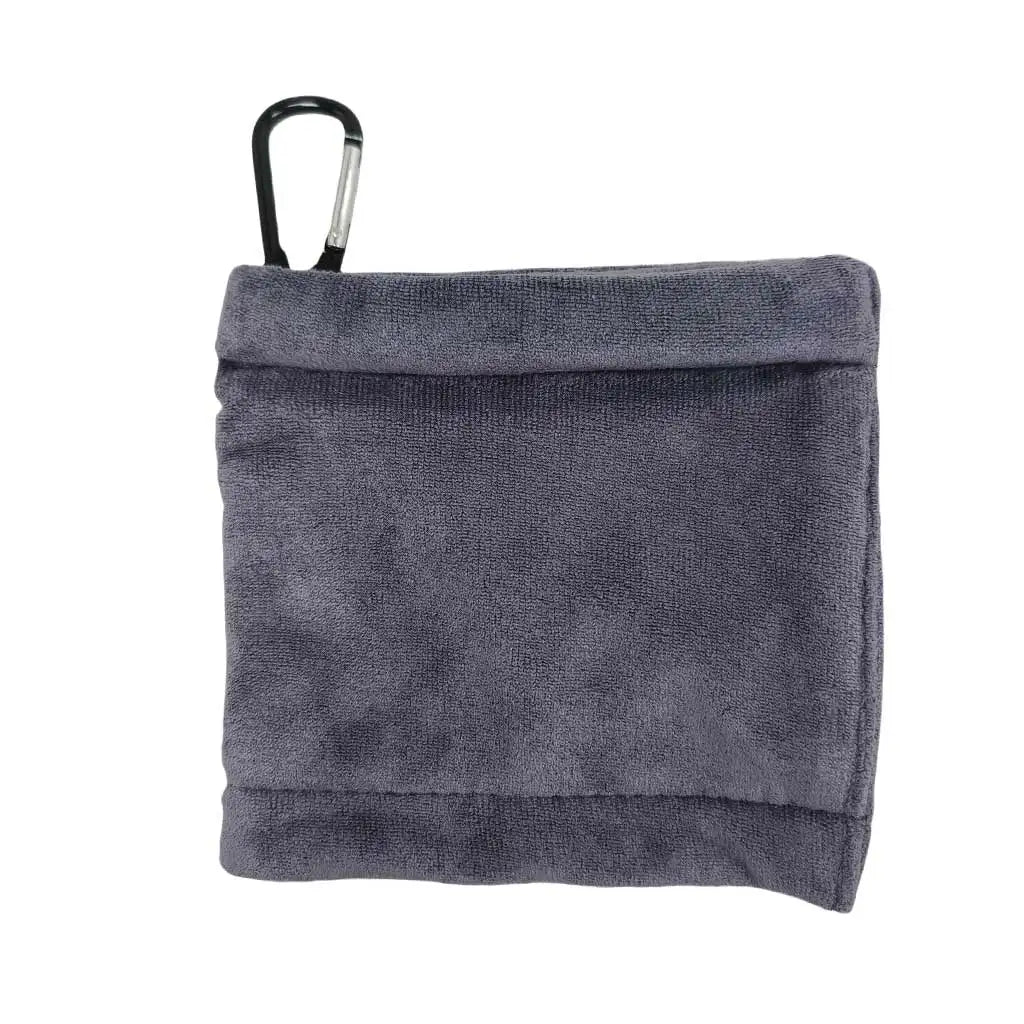 Quick-Dry Golf Towel with Metal Clip Golf Club Cleaner Towel with Secure Carabiner Hook for Golf Clubs Balls and Outdoor Sports Oasis Select