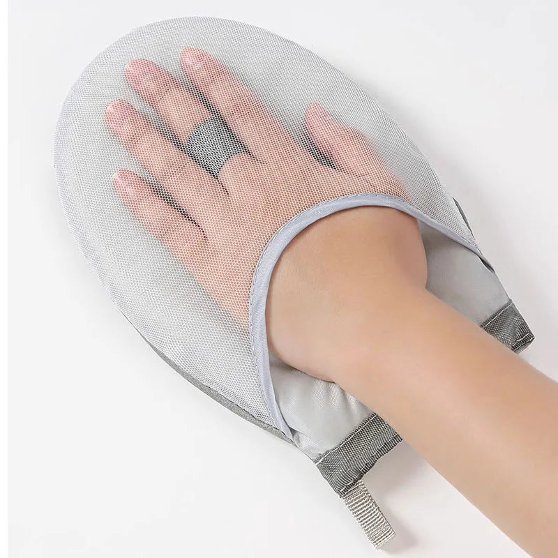 Portable Handheld Ironing Board with Heat Compact for Travel and Home Use Resistant Glove and Sleeve Garment Steamer Holder Oasis Select