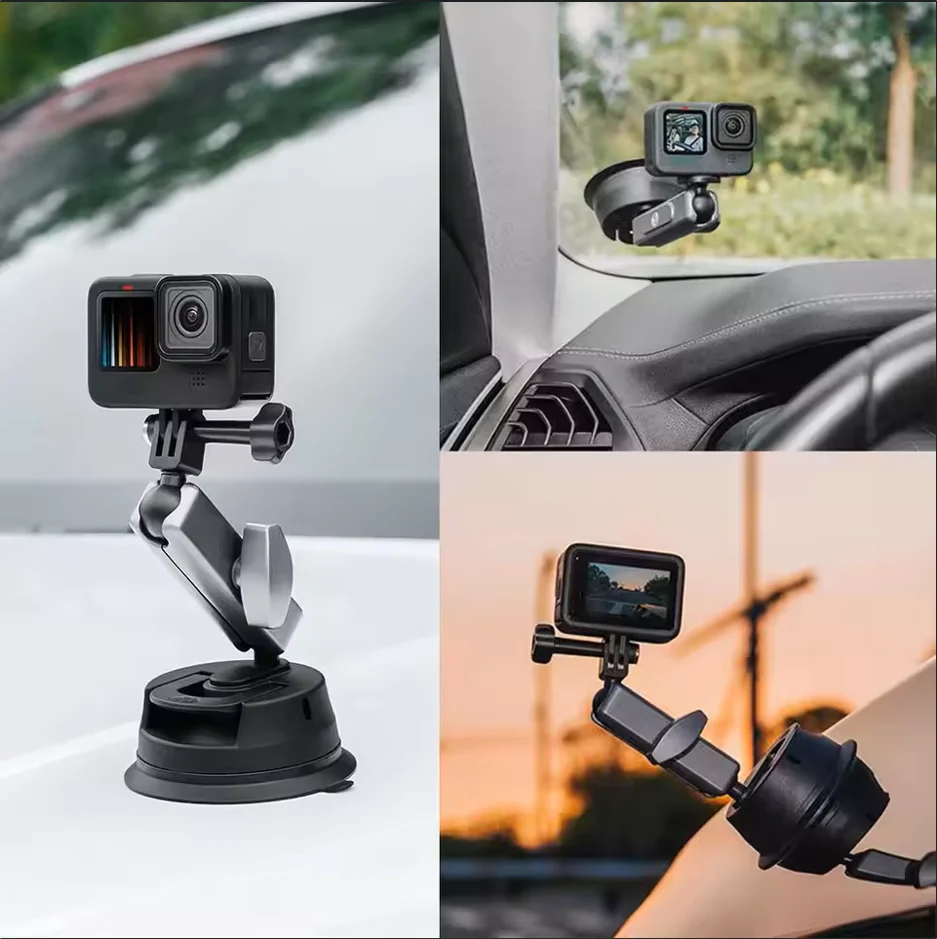 Suction Cup Car Mount for DJI Osmo, GoPro & Insta360