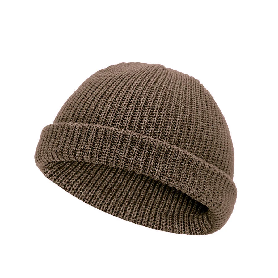 Cold hat, melon skin hat, knitted hat, short hip-hop street hat, woolen hat, men's and women's hat, street retro hexagonal hat Oasis Select 2