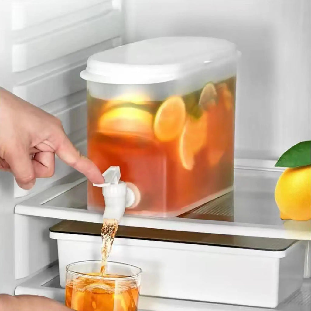 Fridge Drink Dispenser 2.8L Large Capacity Cold Water Kettle with Faucet Iced Beverage Dispenser Refrigerator With faucet Oasis Select