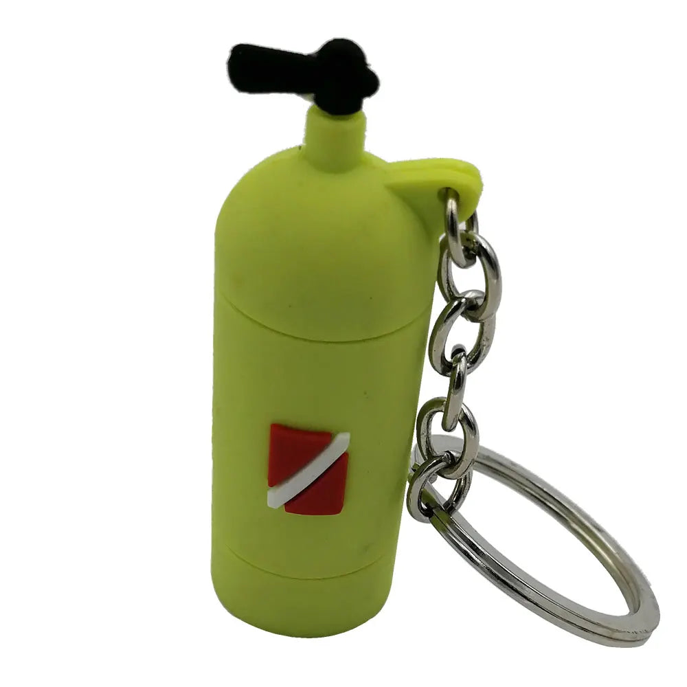 5Colors Mini Scuba Air Tank Mini Cylinder Bottle Keychain Key Ring Diver Diving Gift Oasis Select