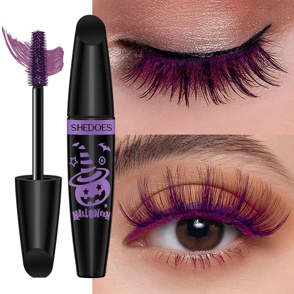 Halloween Black Mascara – Waterproof, Curly & Thick Lashes Halloween Mascara Oasis Select Purple