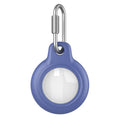 Compact ABS PC Shell Case for AirTag 2 Delivers Waterproof Coverage Drop Protection and Carabiner Clip for On-the-Move Use Oasis Select Blue