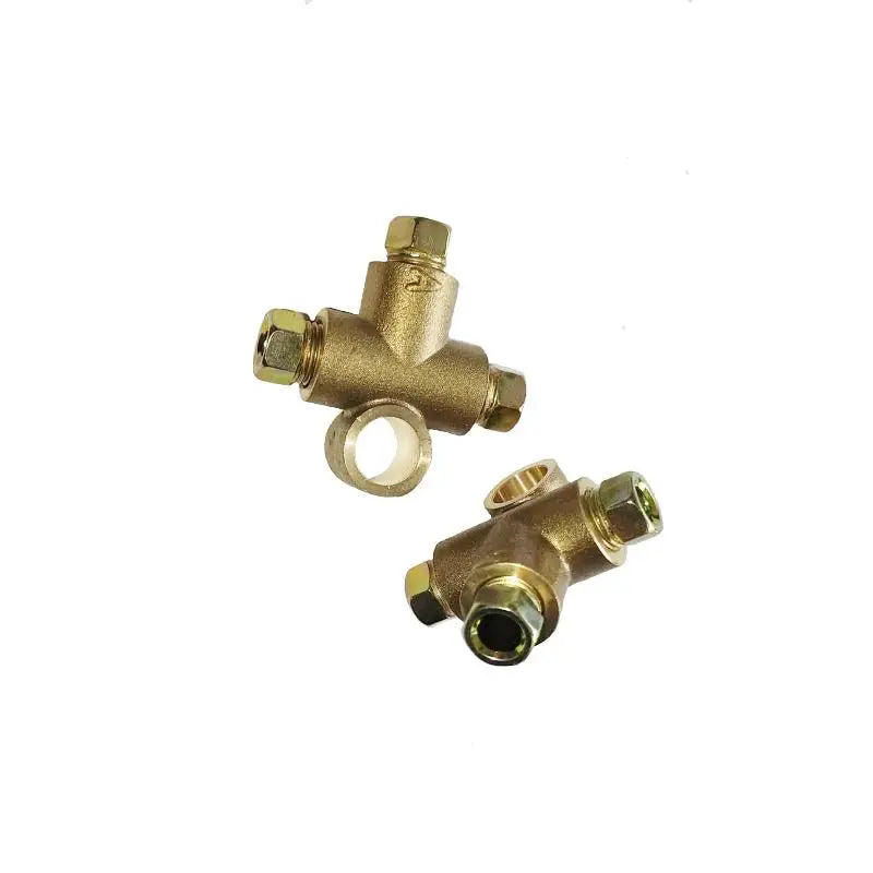 1Pcs 3 WAY Tee Piece Brake Clutch T 3/16 " Pipe Metric M10 Pipe Connector Female Tee Brake Hose UNION NUT 10mm X 1mm Oasis Select