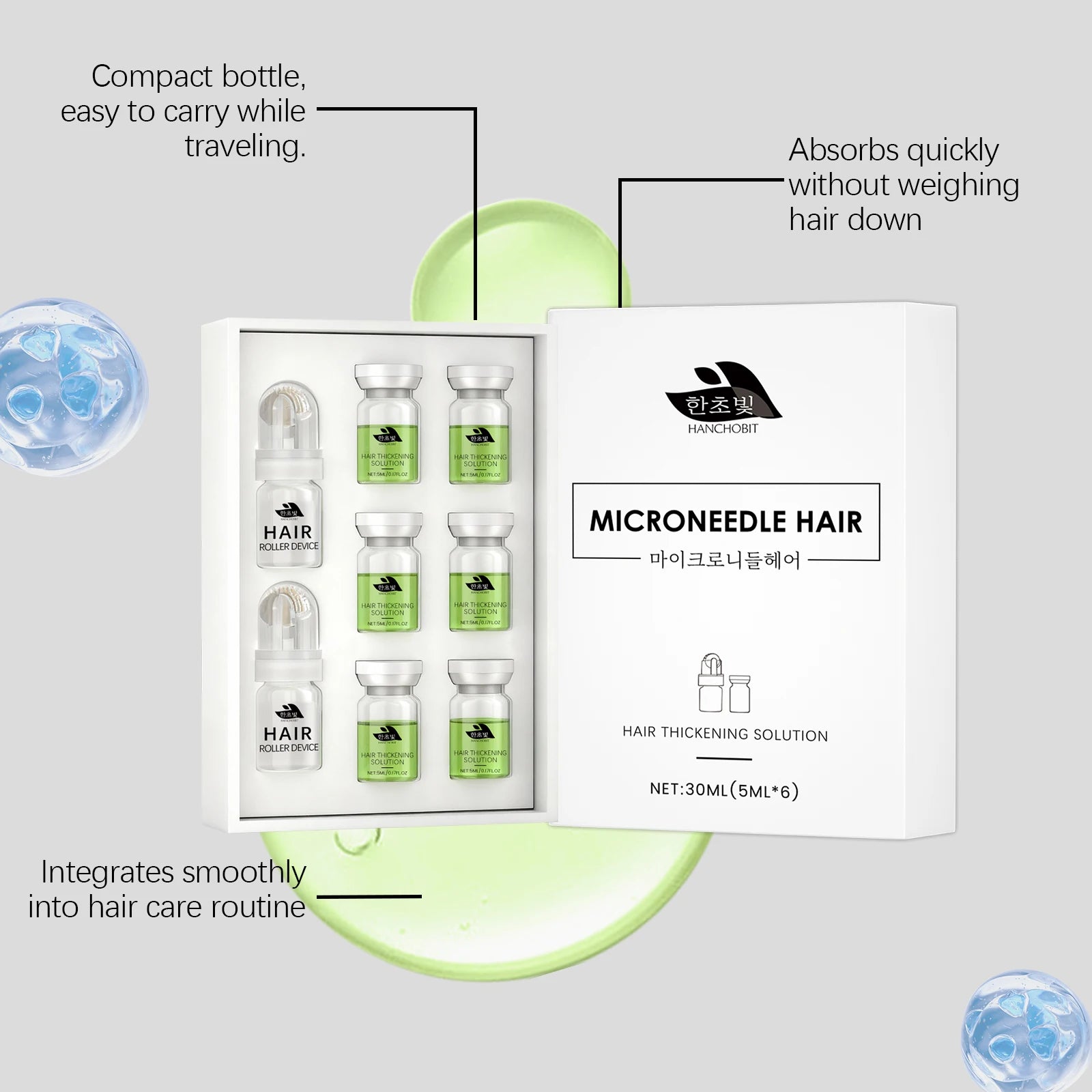Hair Root Nourishing Roller Serum | Scalp Moisture & Shine Scalp Roller Serum Oasis Select