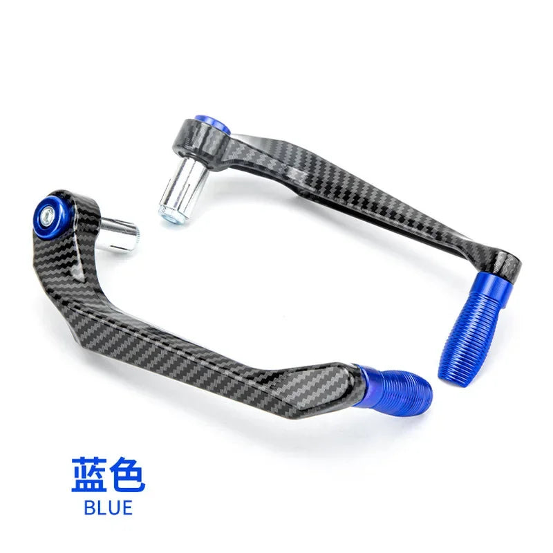 2PCS CNC Motorcycle Brake Clutch Levers Guard Protector Modification Anti-Fall Horn Brakes Hand Guard Bow Protection Rod Oasis Select Blue