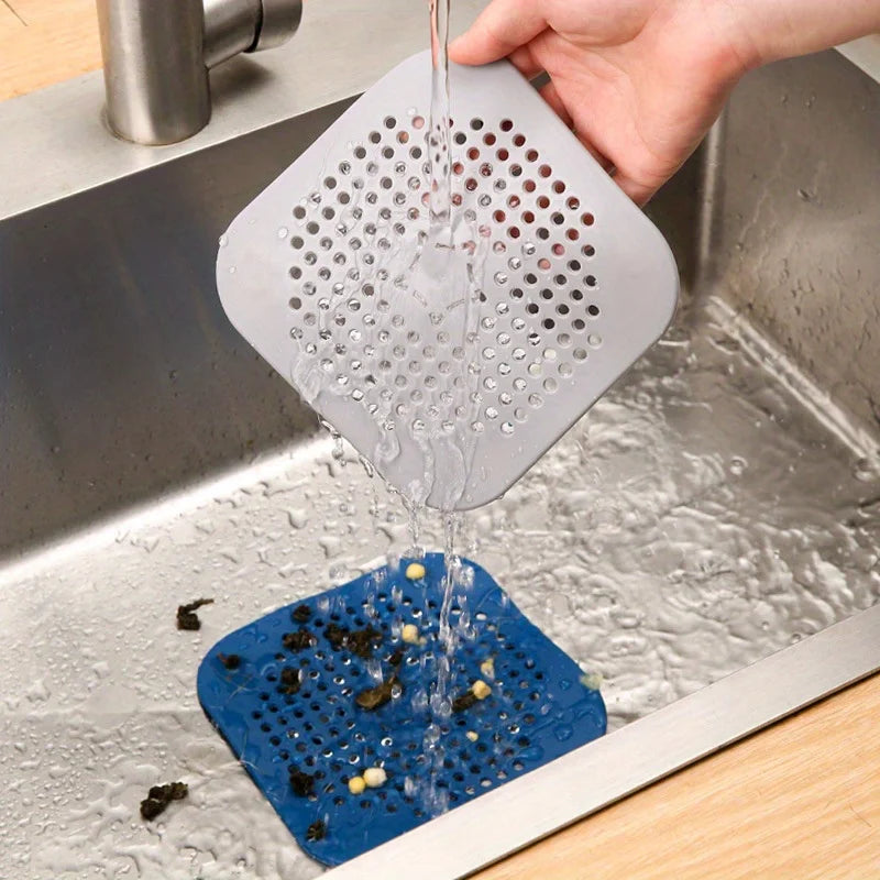 3 Silicone With Suction Cup Floor Drain Sticker Bathroom Sewer Hair Filter Drain Cover Home Floor Drain Mat Bathroom Accessories Oasis Select