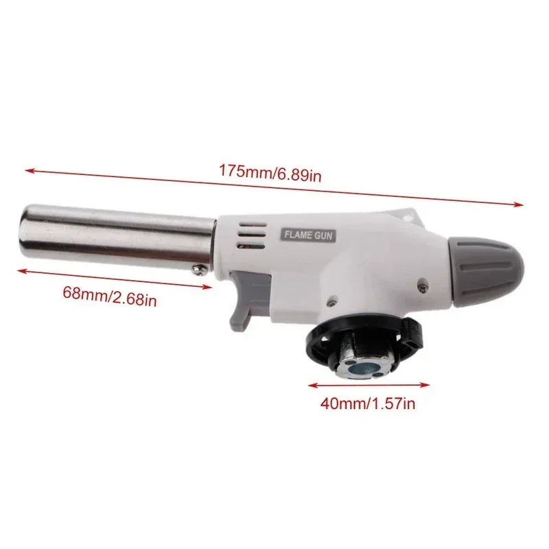 Outdoor Butane Burner Flame Gas Torch for Camping Barbecue Baking Metal Welding Heater Lighter Flame Gun for Cooking Oasis Select