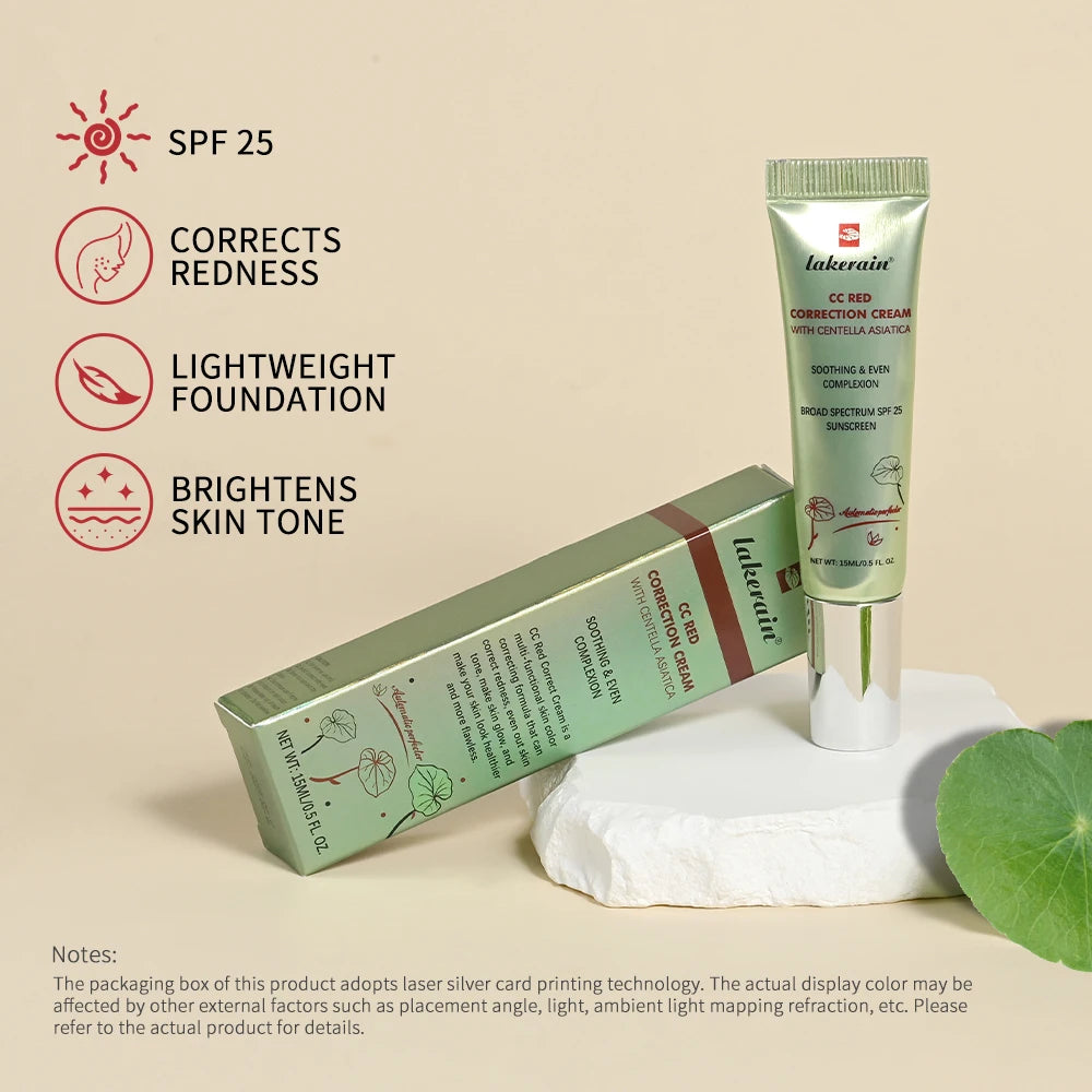ibcccndc CC Cream Korean Foundation | Color Adapting, 15ml CC Cream Foundation Oasis Select