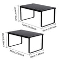 Japanese-style cabinets, layered storage racks, kitchen countertops, shelves, pot racks, dishes, seasonings, storage racks Oasis Select Black 2 packs