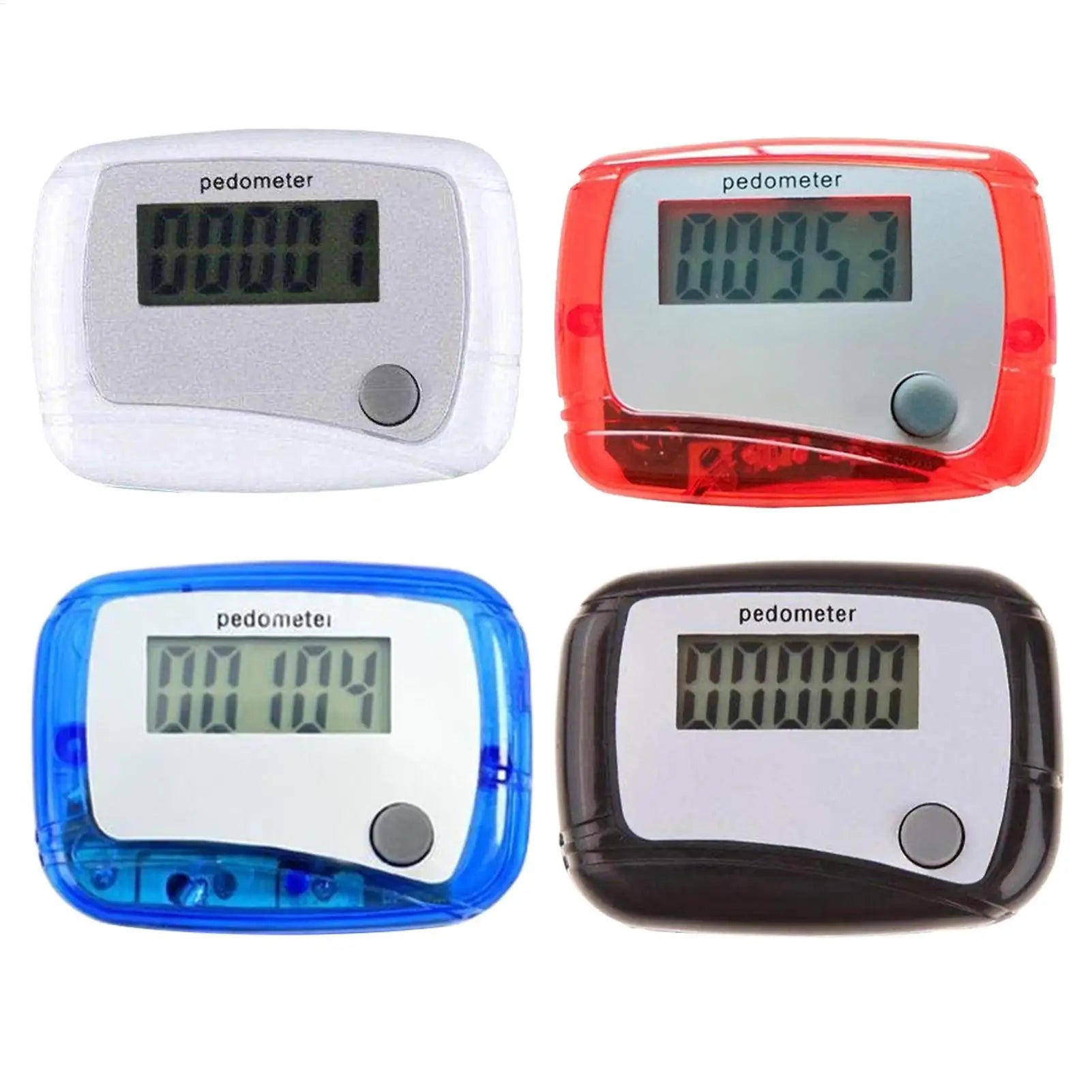 Small Pedometer Mile Counter for Walking Daily Target Monitor Digital LCD Pedometer for Senior Travel Hiking Outdoor Swimming Oasis Select