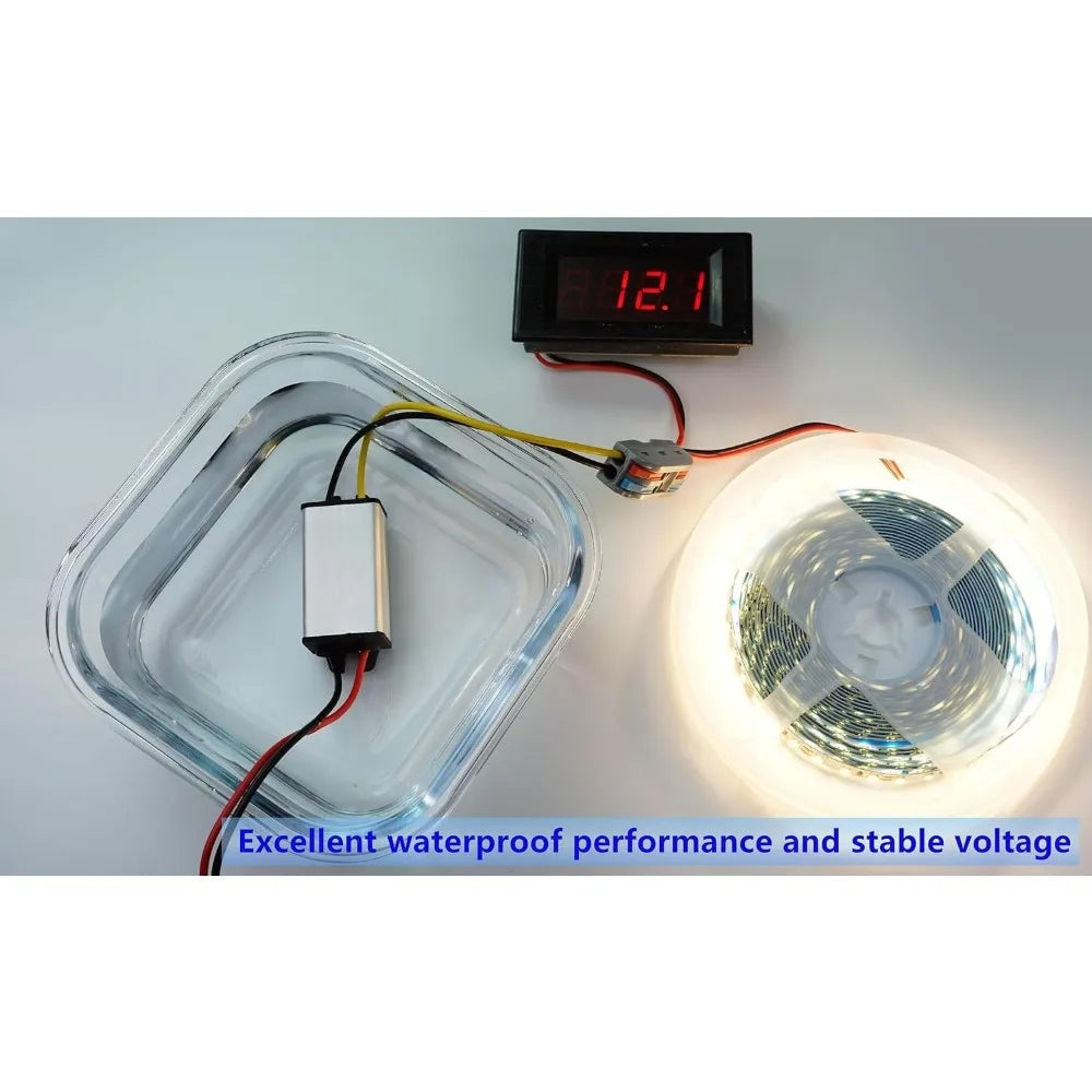 Waterproof 24V 36V Step Down To 12V Converter Voltage Regulator 5A 60W Voltage Reduction Power Supply For Golf Cars RVs And Cars Oasis Select