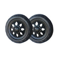 2Pcs EVA Shoppin Cart Wheels 6.3Inch Replacement Travelling Trolley Caster Anti Slip Flexible Tire Wheel Luggage Accessories Oasis Select 6