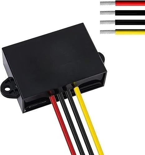 DC 12V 24V To 5V Step Down Converter Regulator 5A 25W Power Adapter Reducer For Car Electronics Truck Vehicle Boat Solar System Oasis Select 12V to 24V 5A