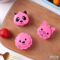 3-Pack Cartoon Mini Squeeze Sauce Bottles | Kids Seasoning Set