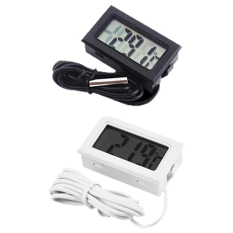 1PC 48mm Aquarium Electronic Thermometer,Precise Measurement,Fish Tank Embedded Thermometer,Aquarium Accessories Oasis Select