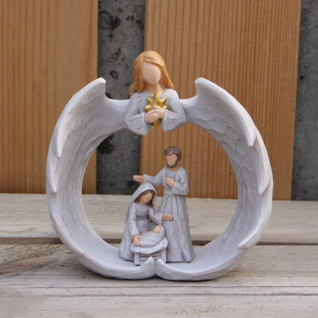 Angel Ornament Home Garden Ornament Creative Jesus Ornament Home Decor Oasis Select