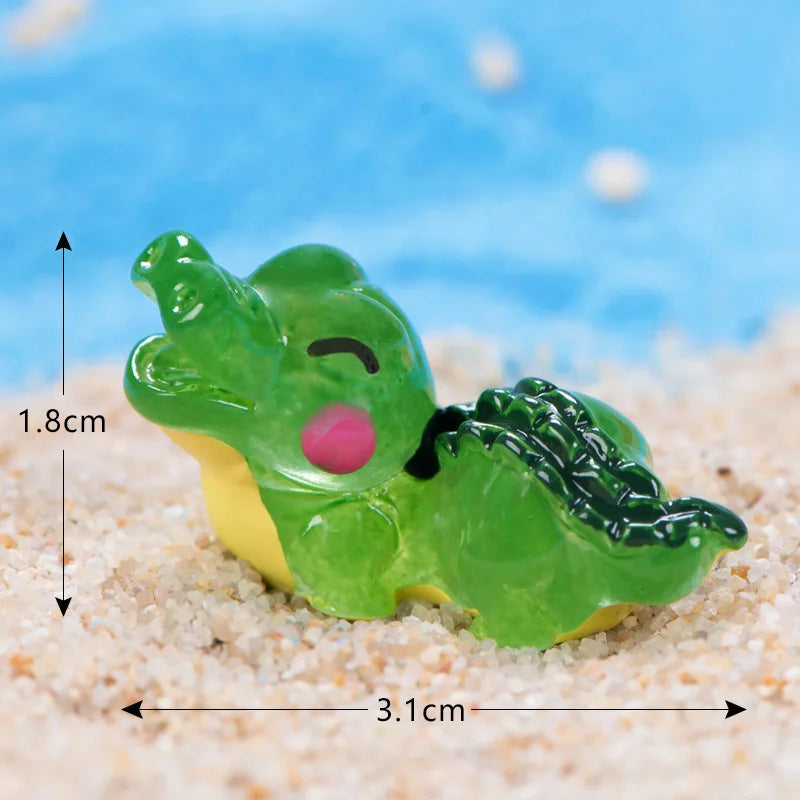 Mini Ocean Resin Animals Tiny Sea Animals Figurines Marine Miniature Animals Aquarium Ornaments Home Decorations Oasis Select Style 13