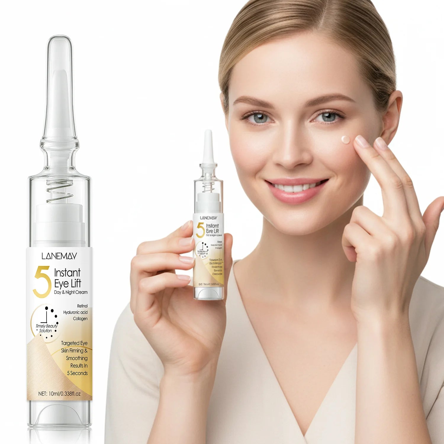 Lanemay Retinol Instant Lift Eye Cream – Firm & Brighten 10ml