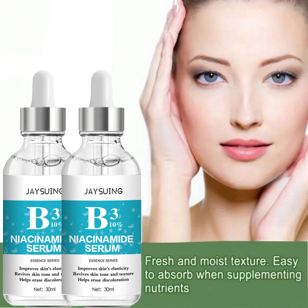 1/2/3pcs Pore Narrowing Essence Nicotinamide Serum Face Hydrating Dry Skin Pores Repair Lifting Firming Moisturizing Serum Oasis Select