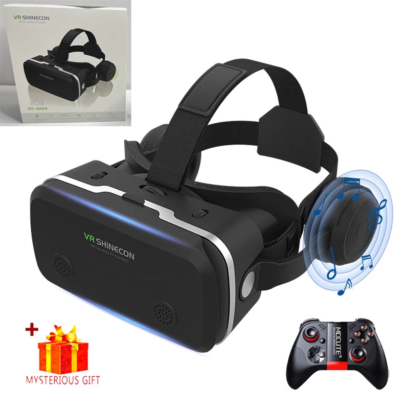 AyeBeau VR Headset 3D Glasses for Smartphones | Shinecon G15E