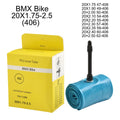 Improved Handling For Bike Maintenance Ultralight Inner Tube 20×1.75-2.5 Inner Tube Compact When Folded No Air Leakage Oasis Select 20X1.75-2.5(406)45MM