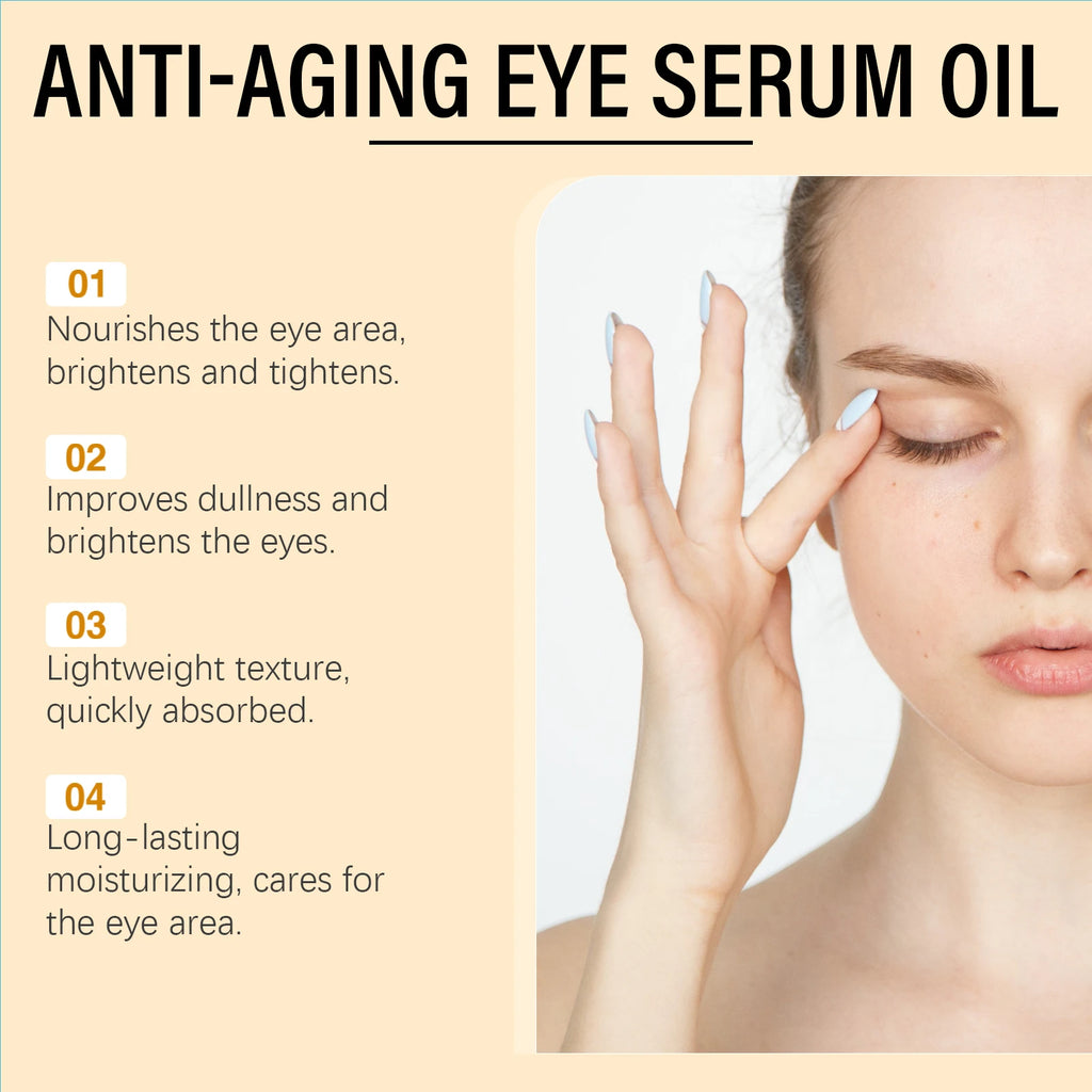 OUHOE Anti-Aging Eye Serum Oil – Dark Circles & Firming Eye Serum Oil Oasis Select