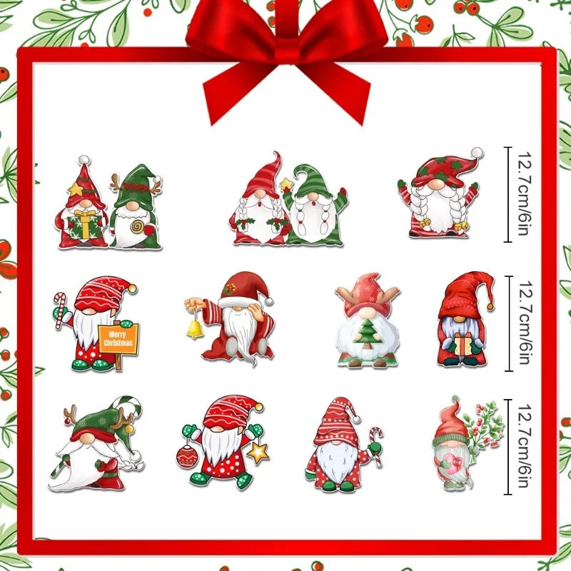 Christmas Magnetic Refrigerator Garage Door Car Body Decoration Festive Atmosphere Christmas Home Decoration Oasis Select CT128