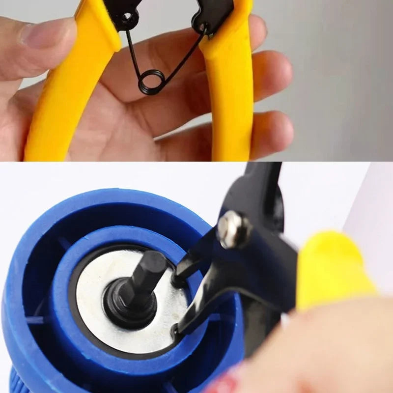 Circlip Pliers 2 in 1 Internal and External Dual Purpose Pliers External Spring Pliers Large Retaining Ring Removal Tool 1pcs Oasis Select