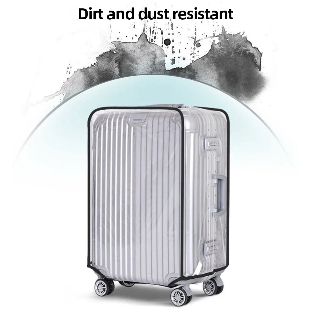Clear PVC Suitcase Cover Protector 18–30 Inch | Waterproof Luggage Cover Oasis Select