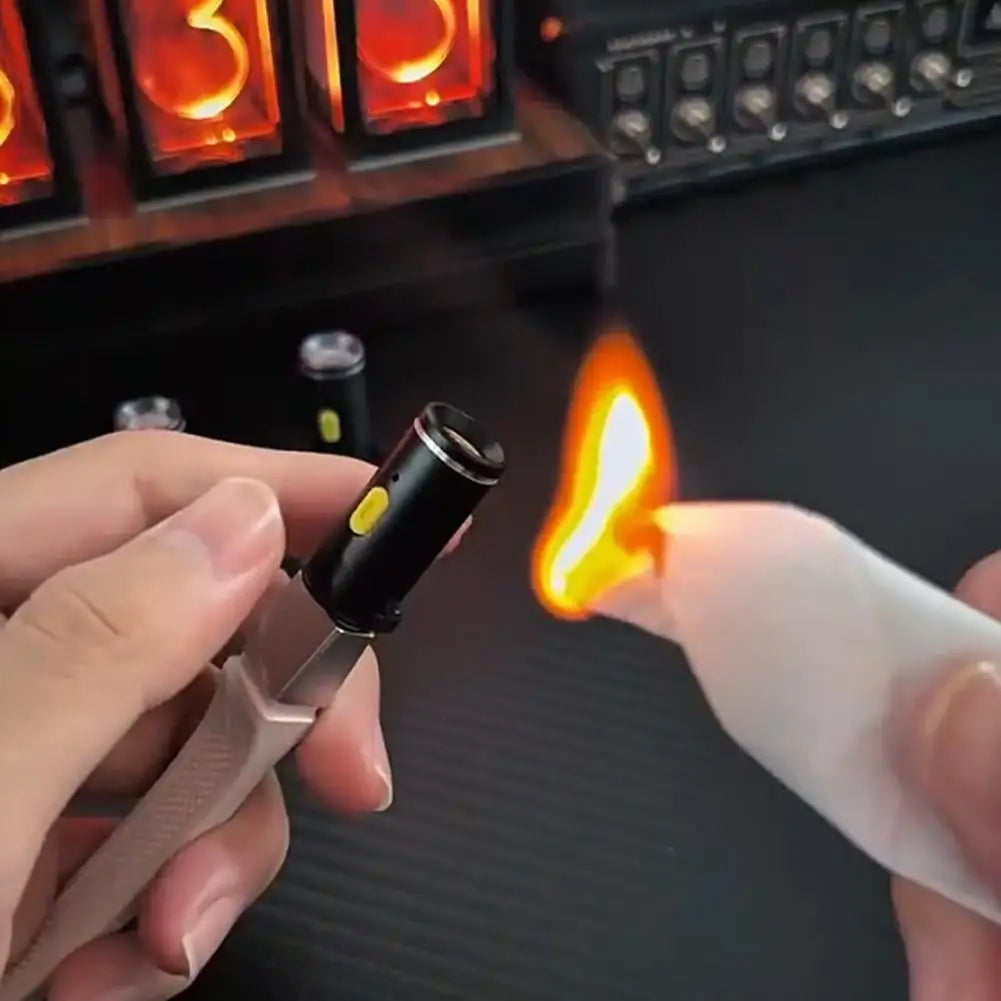 Type-C USB Mini Electric Lighter – Windproof Aluminum Alloy