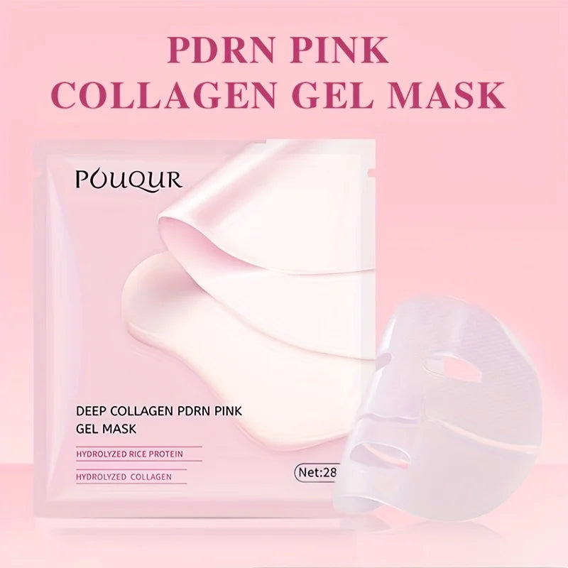 Pink Collagen Face Mask – Firming & Moisturizing 5-Pack Collagen Face Mask Oasis Select