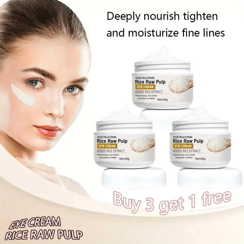 YOUNGCOME Rice Anti-Wrinkle Eye Cream | Brightening Moisturizer