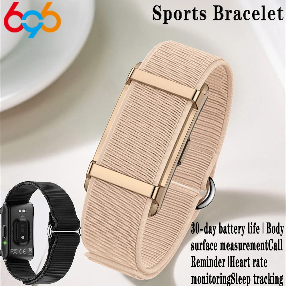 Couples Wristband Screenless Smart Bracelet Sports Fitness Tracker Pedometer Call Reminder Waterproof Sleep Heart Rate Monitor Oasis Select