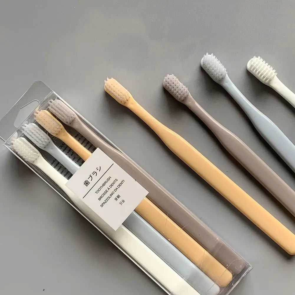 4-Pack Soft Bristle Toothbrush – Deep Clean & Sensitive Gums Soft Bristle Toothbrush Oasis Select