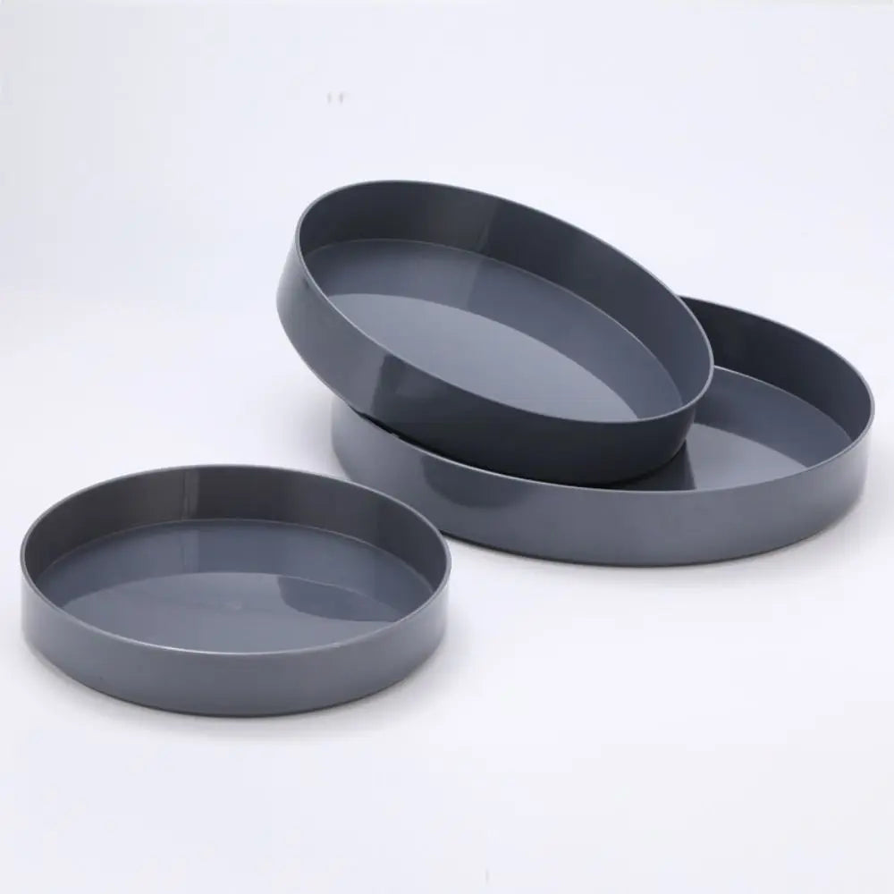 Large Round Japanese Plastic Flower Arrangement Tray