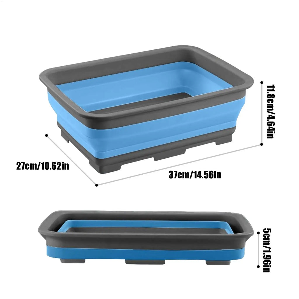 Foldable Foot Bath Folding Foot Bath Bowl Feet Soaking Bucket Pool Accessories for Hot Water Dry Skin Pedicure Salon Home Oasis Select