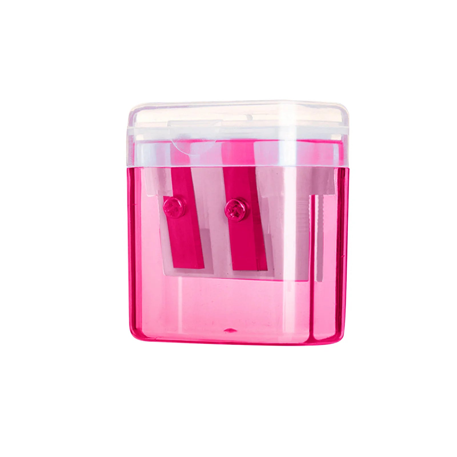 A color random student two-hole pencil sharpener for children's school supplies - a must-have for starting school Oasis Select Pink