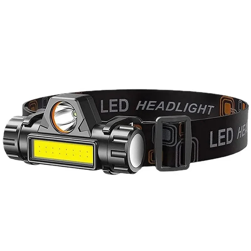 Rechargeable COB LED USB Headlamp Strong Magnetic Powerful Headlight Super Bright Waterproof Head Torch For Outdoor Fishing Oasis Select